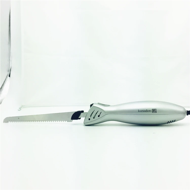 Electric Carving Knife With Interchangeable Serrated Blade With C/etl