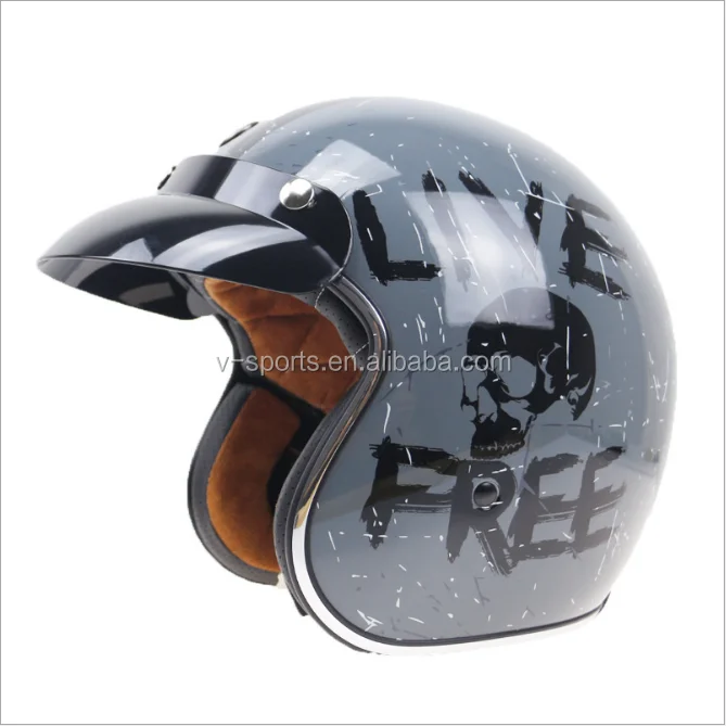 harley open face helmet