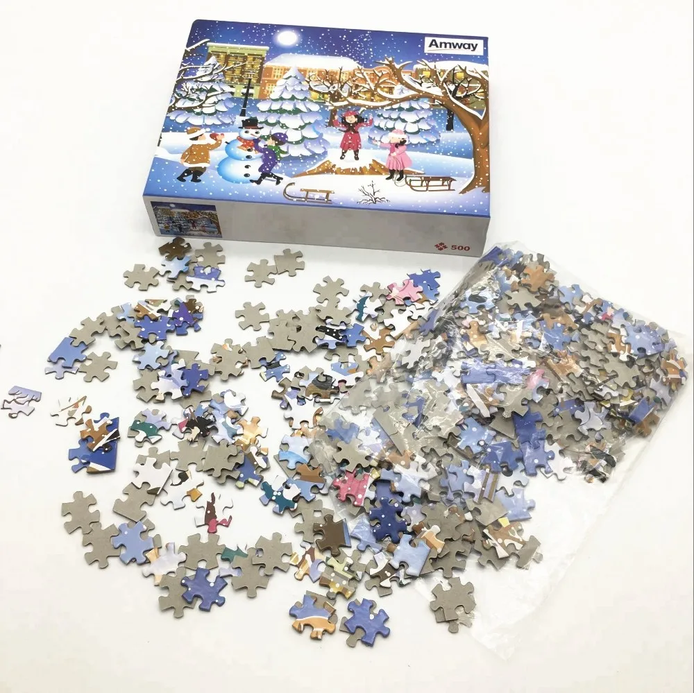 Wholesale Custom Printing 500 Piece Kids Puzzle Puzzle Personalized 500 Pieces For Adult Buy