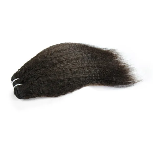 Shedding And Tangleing Free Kinky Straight Peruvian Wet And Wavy