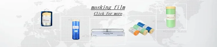 masking film with paper tape