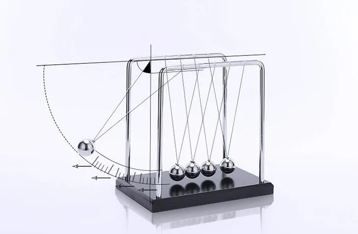 Шарики на столе маятник