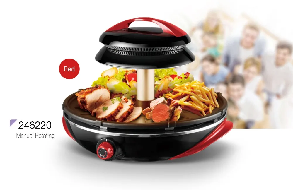 Innovative Indoor Easy Grill 1300w Round Halogen Grill Buy Electric