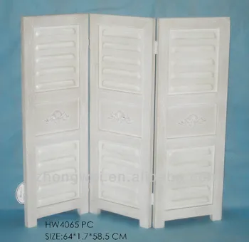 3pieces Folding Antique White Wooden Room Divider Screens For 3pieces Folding Antique White Wooden Room Divider Screens For Home Decor