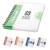 Creative business gift A5 size PP plastic cover spiral bound ring built-in ball pen shape snapper close up wide blank paper book
