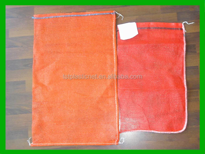 Onion Polyethylene Net Sack/ Kindling Wood Firewood Log Sacks Netting