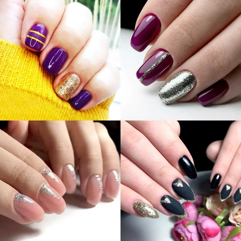 Canni 7.3ml Platinum Gel Nail Polish Shiny Effect Nail Gel Perfect Soak