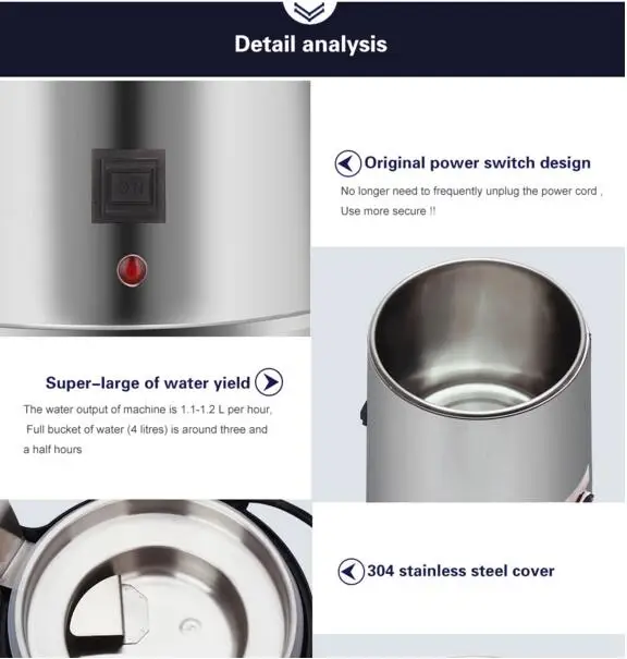 Hot Selling Factory Direct Sale Home Water Distiller For Alcohol Water