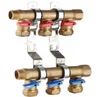 CW617n Brass Ball Valve Manifold/HVAC heating manifold/brass manifold 6 way valve manifold