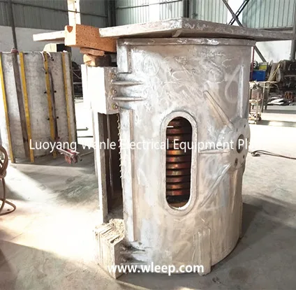 0.75T Aluminium Shell IF Induction Copper Melting Furnace