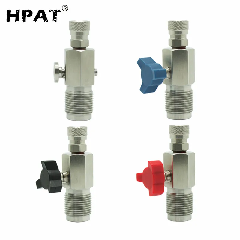 Paintball Mini Hpa High Pressure Air Din Fill Station Adapter With 8mm