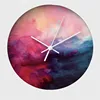 quartz analog wall clock, composite wood board wall clock