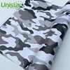 High grade car sticker black and white camouflage vinyl wrap with air bubble