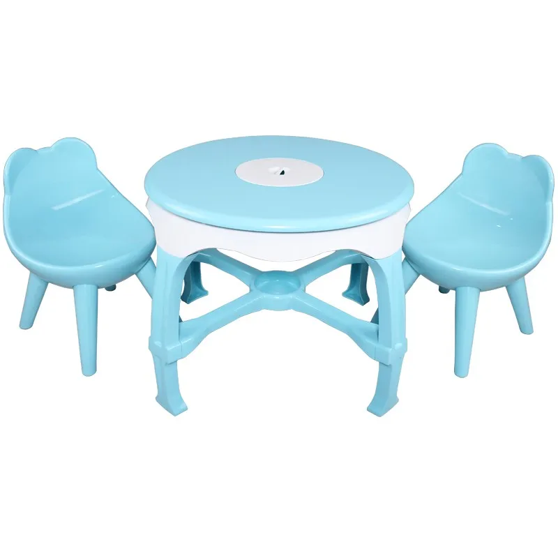 Lovely Whole Plastic Assembling Round Kids Table For 28 Years Old