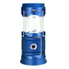 Top sell ABS waterproof camping lamp lantern solar led light camping fishing light collapsible outdoor LED