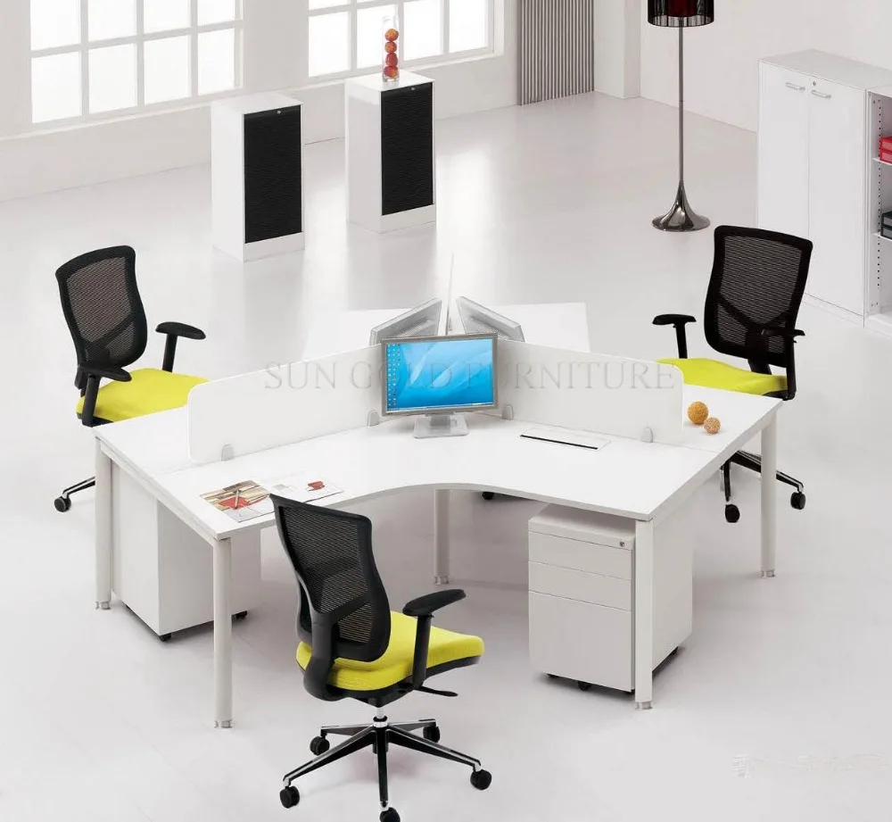 Modern Workstation Office Furniture Office Computer Desk For 3