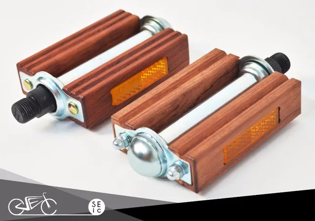 wood bicycle pedals