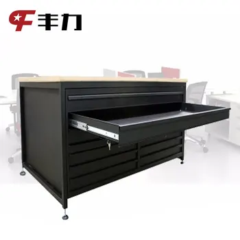 High Quality Black Color Steel 5 Drawer Flat File Drawing Cabinet