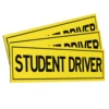 Custom New Driver Reflective please be patient Student Driver Magnets for Car