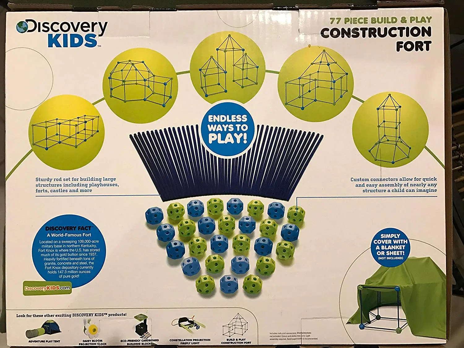 discovery fort building kit