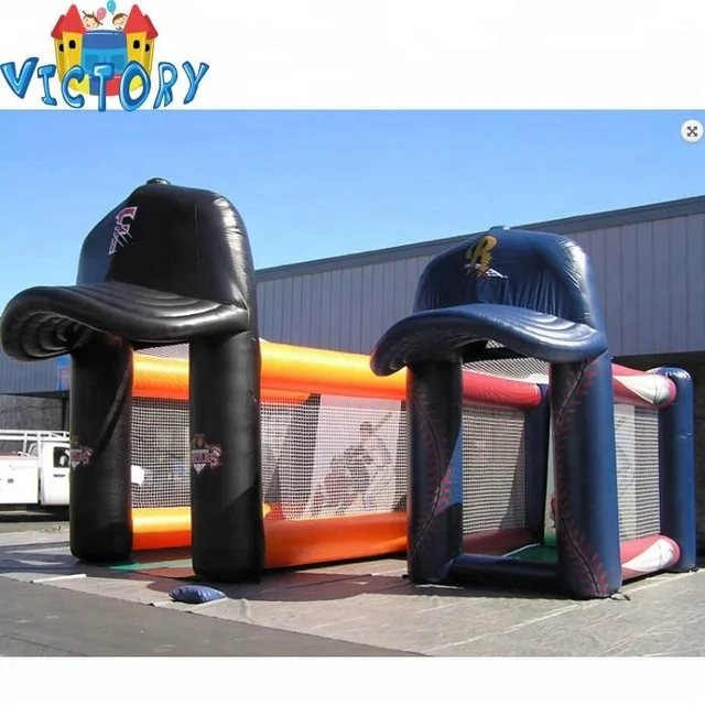 commercial inflatable baseball batting cage for sale cap