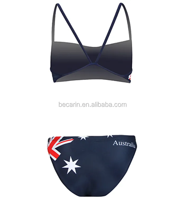 Brand Manufacturer Custom Australian Flag Swimwear Women Sexy Australia