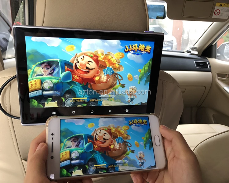 Android 11.8 Inch Vehicle Seats Monitors In Car Video Player For Bmw