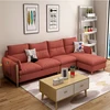 Scandinavian colorful coffee shop sofa reclining western dining room table luxury sofa sets tea shop leisure seat fabric sofa
