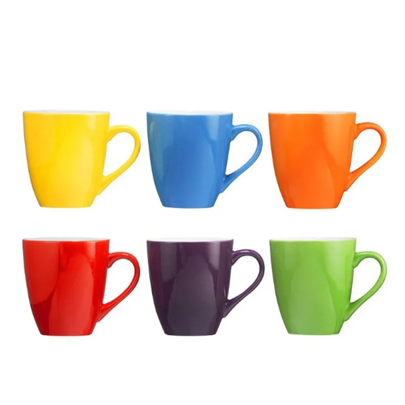 Promo cheap custom printed ceramic coffee mugs logo