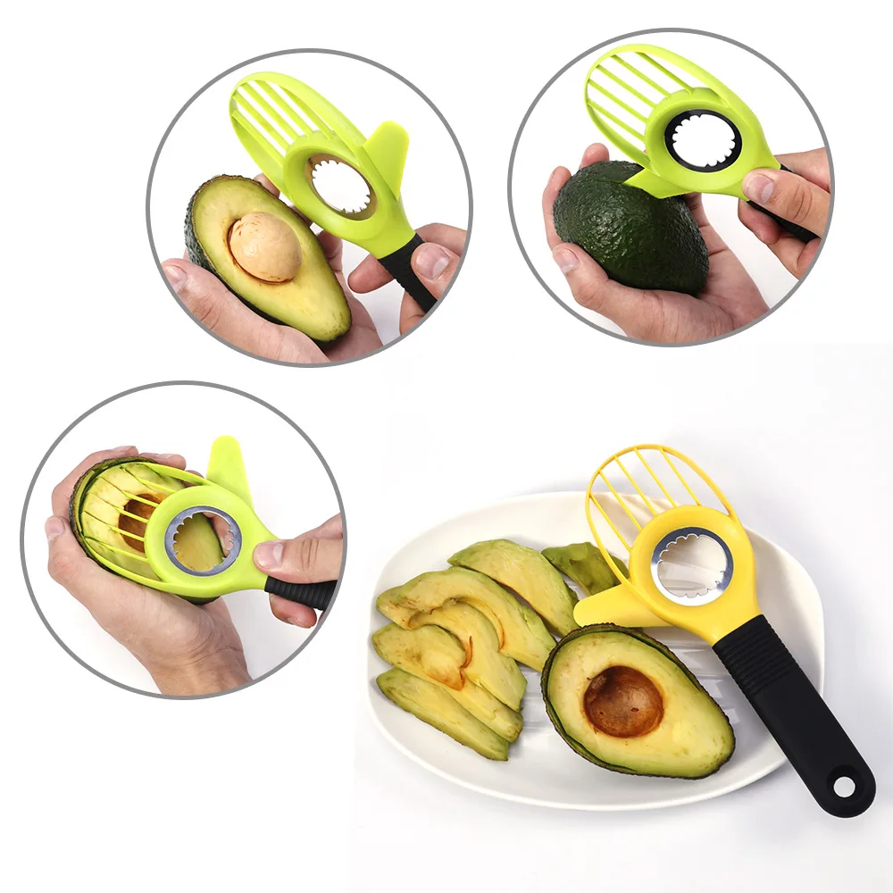 Amazon Kitchen Accessories Kitchen Tool 3 In 1 Silicone Handle Avocado