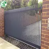 High quality standard W section pales security iron palisade fencing and gate