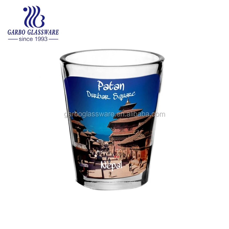 Top Quality Promotion Oem Glass Cup Printing Shot Glass Souvenir Shot