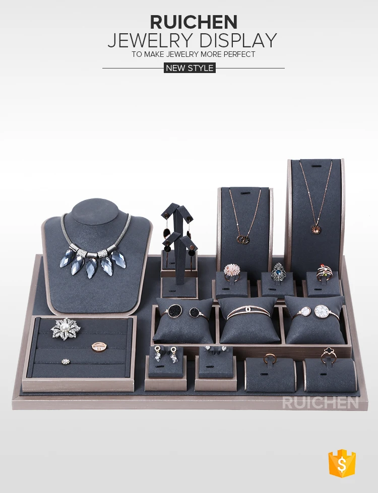 Collana Display Holder Collo Orecchini pendenti Stand Showcase Jewelry Staffa 