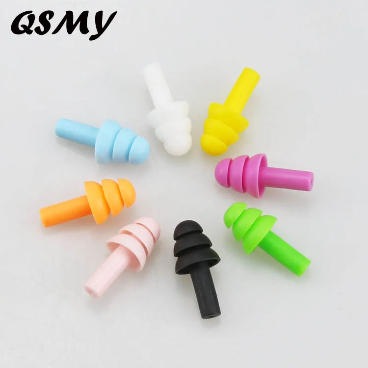 Cheap Multi Color Reusable Ear Plugs With Plastic Box Packing Silicone ...