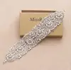 High quality crystal rhinestone applique flower professional embroidered applique wedding dress party vintage embroidery patches