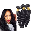 Ali Show cheap weave bundles with closure,Ombre Loose Wave Virgin Hair Ombre Human Hair extensions