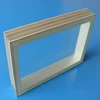 Fire rated hurricane proof aluminum tempered glass fixed window