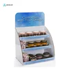 PDQ cardboard promotional makeup display stand retail counter display