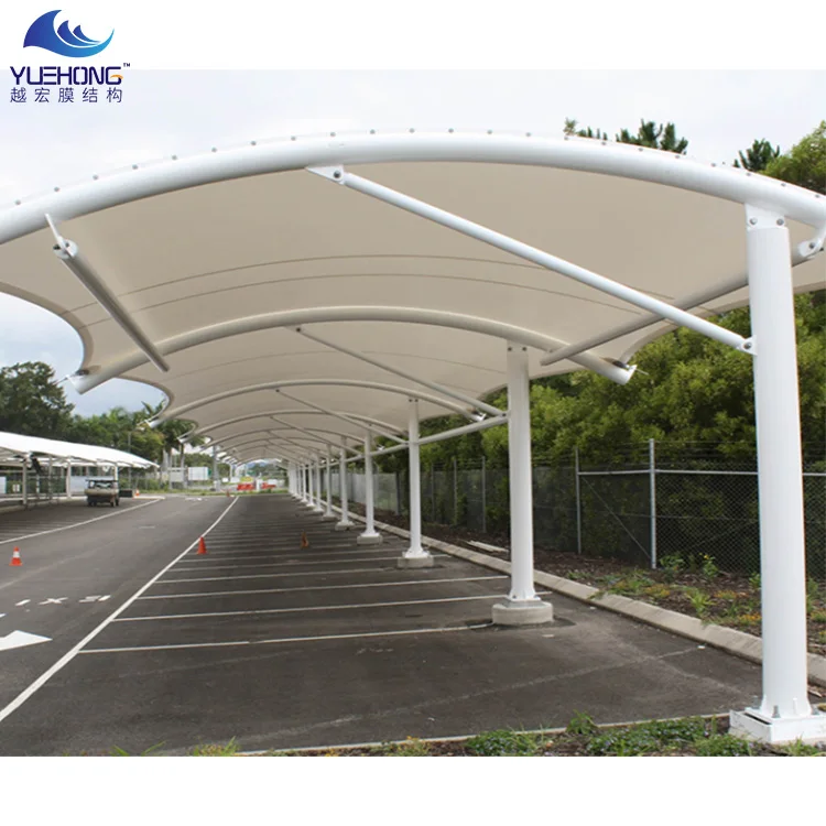 Guangzhou Coche Aparcamiento Sombra Diseños Voladizo De Cubierta Para