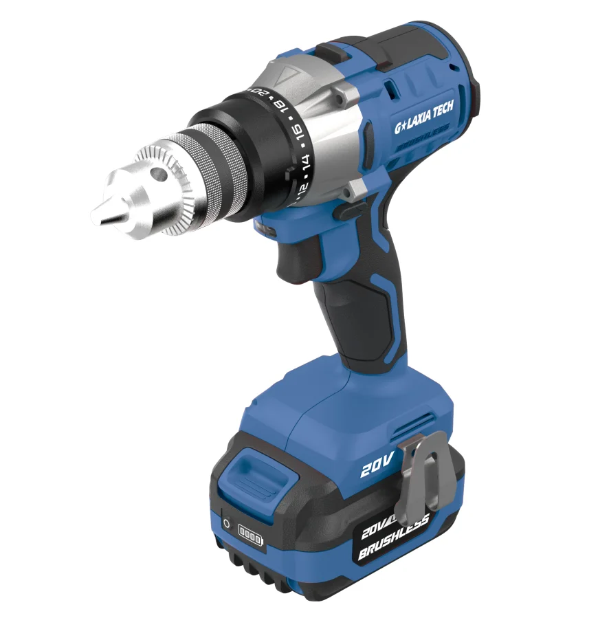 Lithium 20v Brushless Double Speed Drill - Buy Cordless Double Speed ...