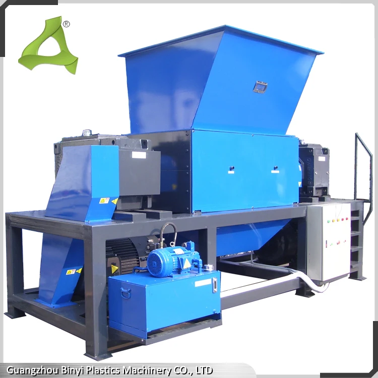 Strong Double Shaft Shredder Cardboard Box Shredder Industrial ...