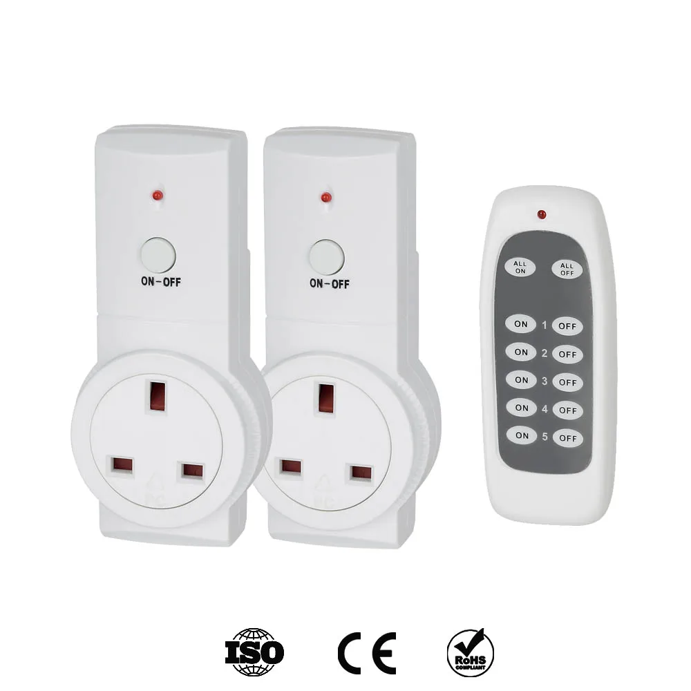 Rf Wireless Radio Remote Control Switch Uk Type I Plug Socket - Buy All ...