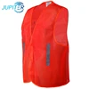 Traffic orange emergency construction safety reflective vest