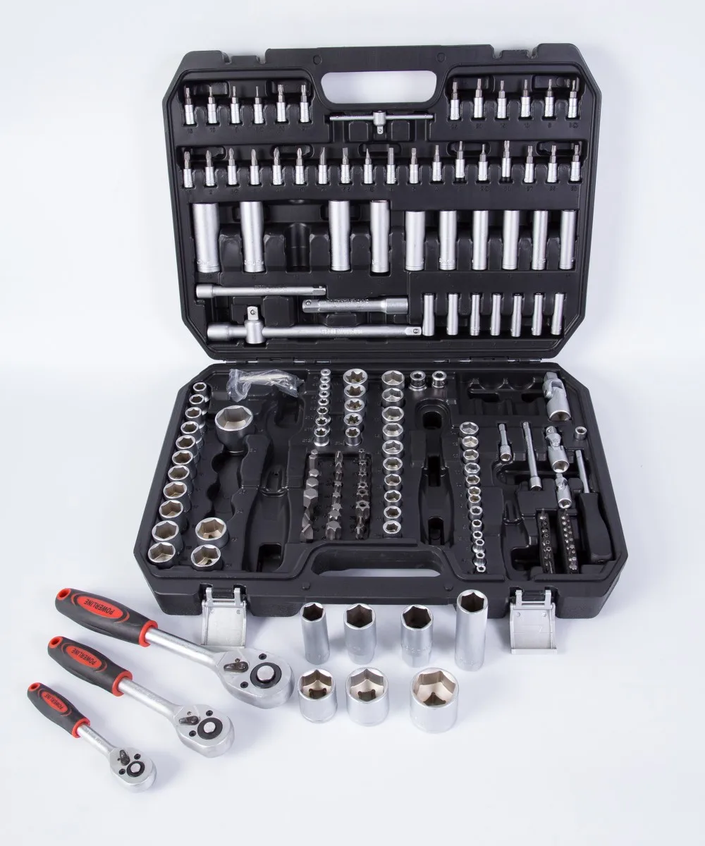171pcs Car Auto Repair Socket Sets Hand Tool Kit Carbon Steel Materials