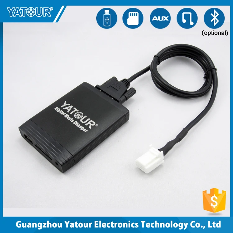 Adaptador USB SD AUX mp3 cambiador adecuado para radio Honda Goldwing gl1800