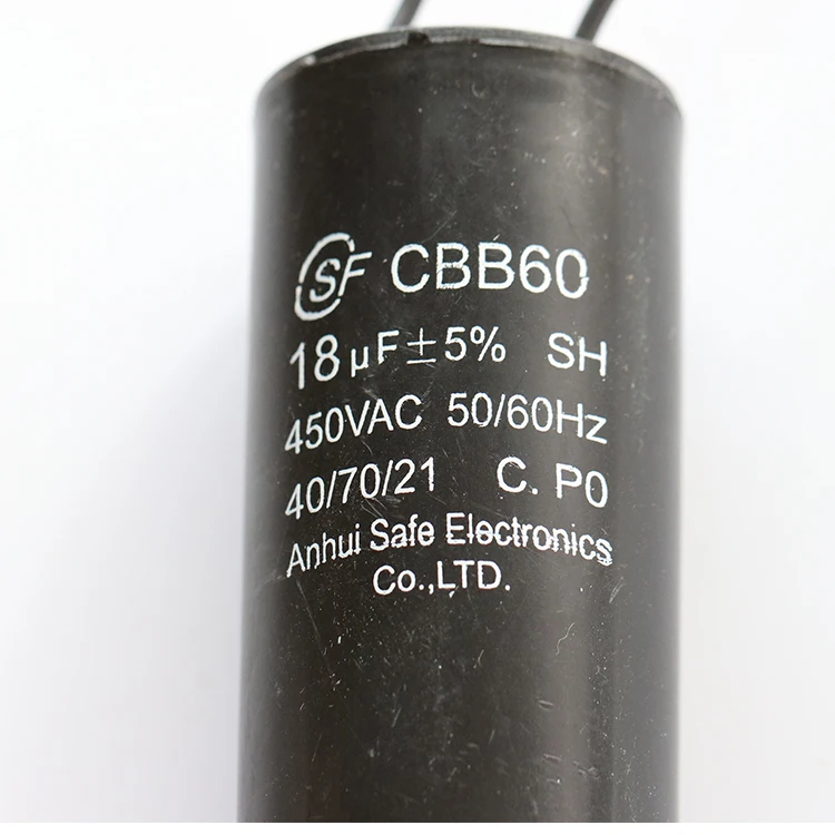 lead 18UF Capacitor 450/ VAC