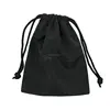 Black Logo draw sting nylon black Mac cosmetics Muslin bag