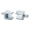 Manufacturer zinc alloy expansion cabinet glass clamp/table glass clip/glass holder for shelf