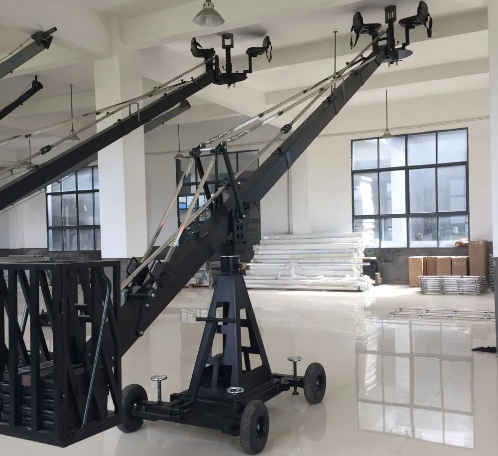 33ft Heavy Duty Remote Control Elevating Homemade Camera Crane Jib For