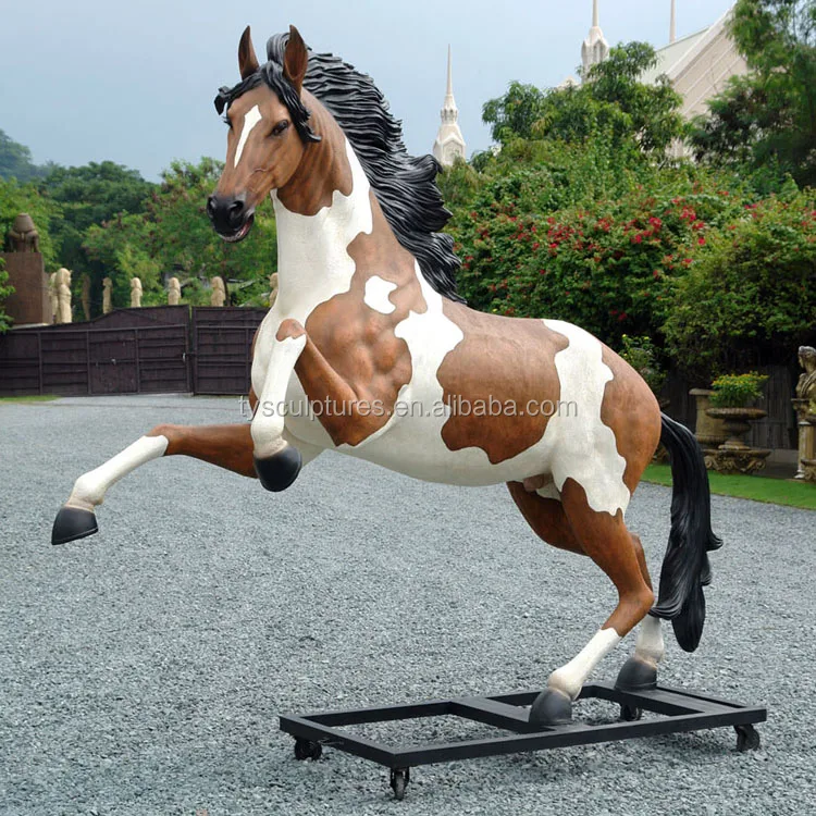 life size resin horse